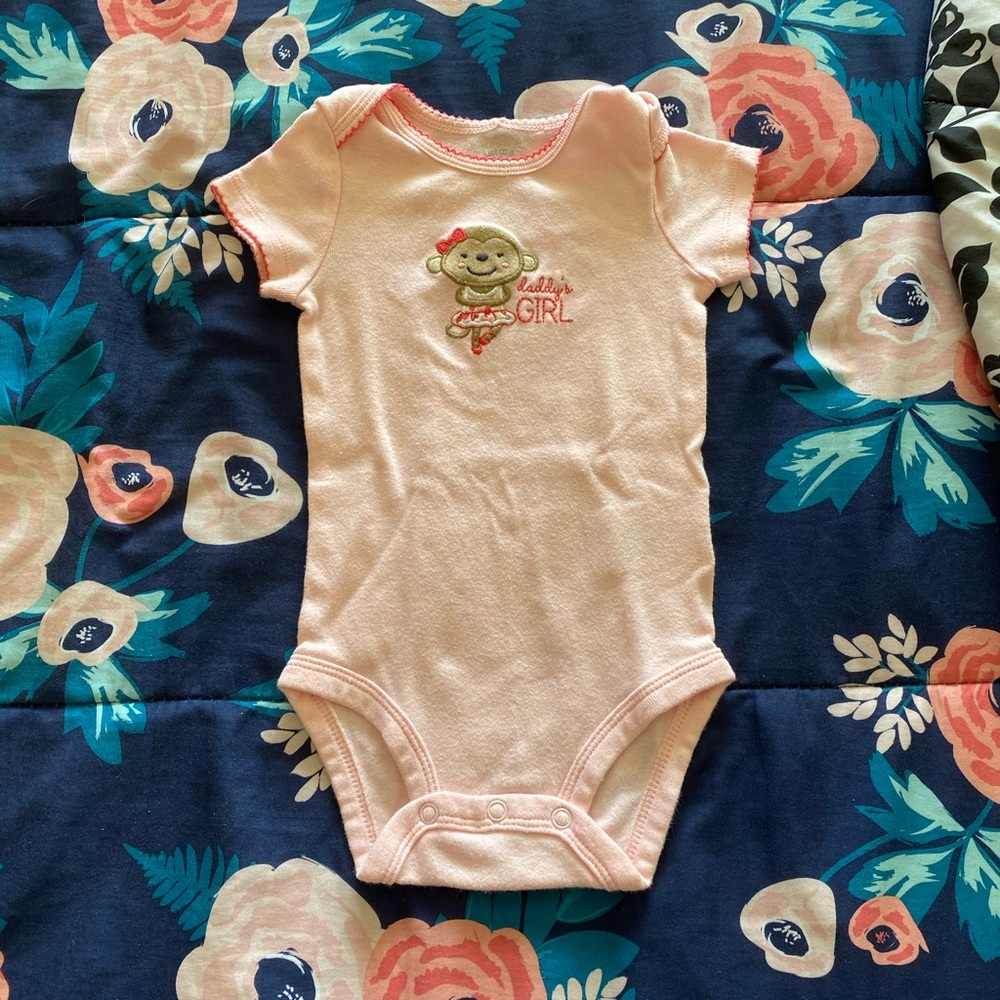 Carters daddy’s girl monkey onesie